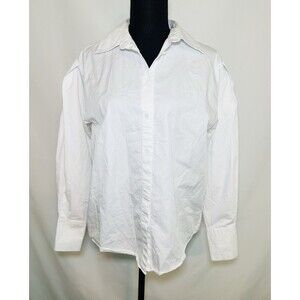 Stockholm Atelier Other Stories Puff Sleeve White Button Up Top Women US 2 EU 34